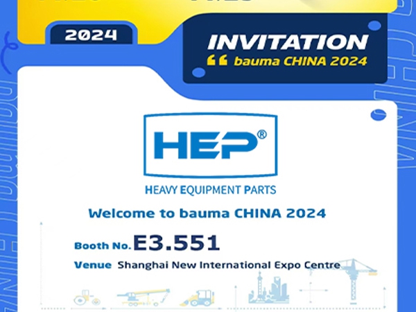 Welcome all to come to our booth at Bauma. E3.551